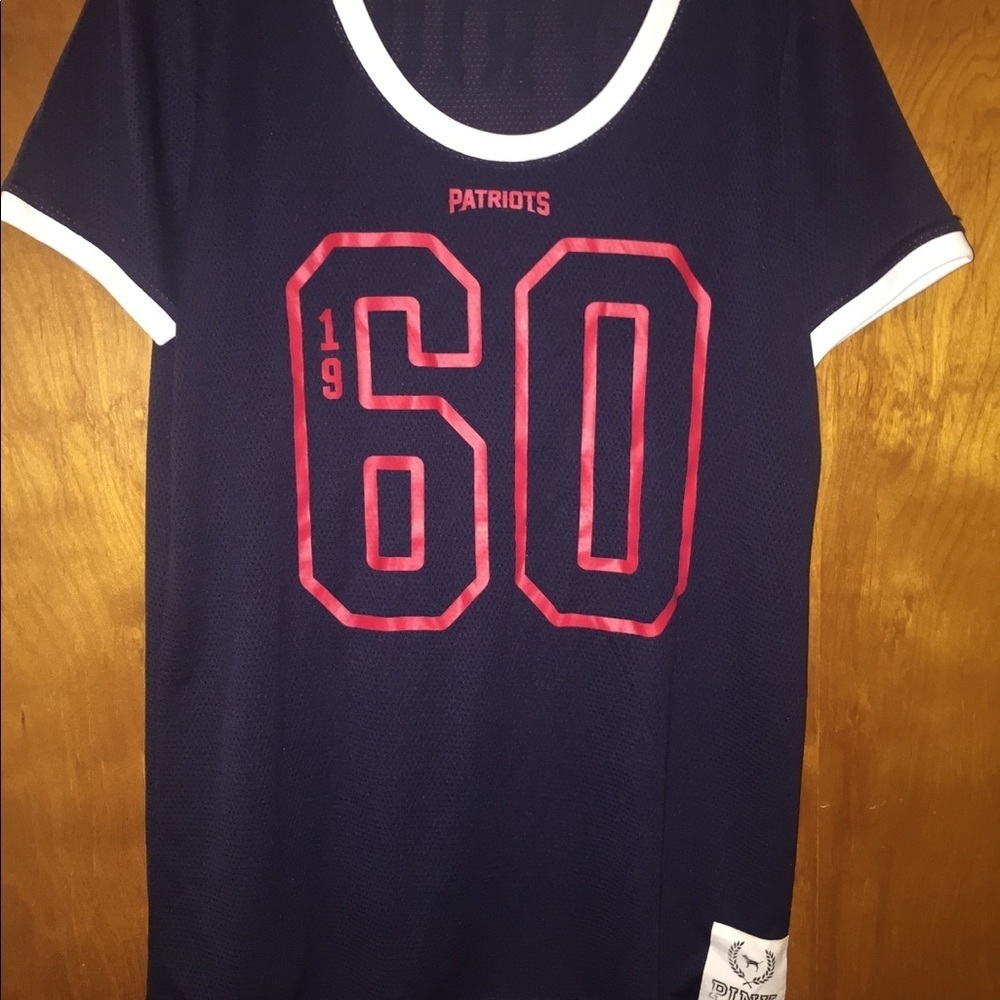 𝅺Victoria secret nfl New England patriots jersey M